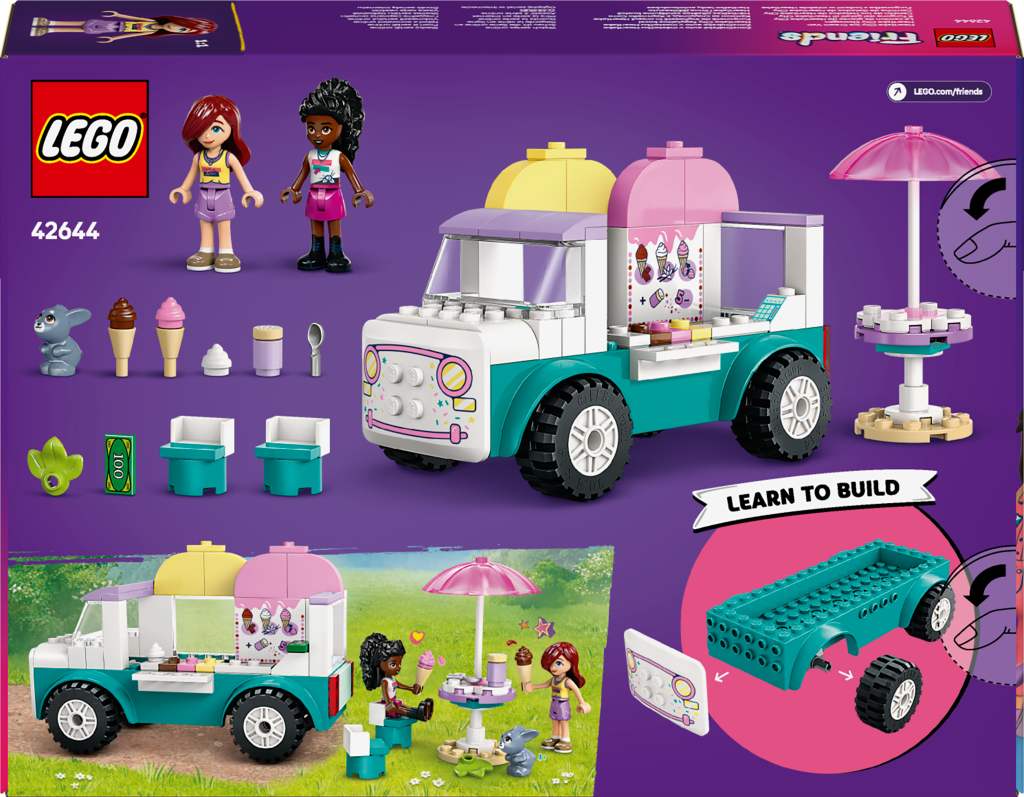 LEGO Friends 42644 Zmrzlinářské auto v městečku Heartlake
