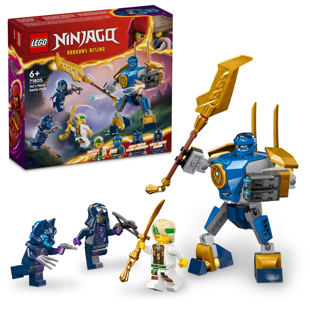 LEGO NINJAGO 71805 Bojový balíček Jayova robota