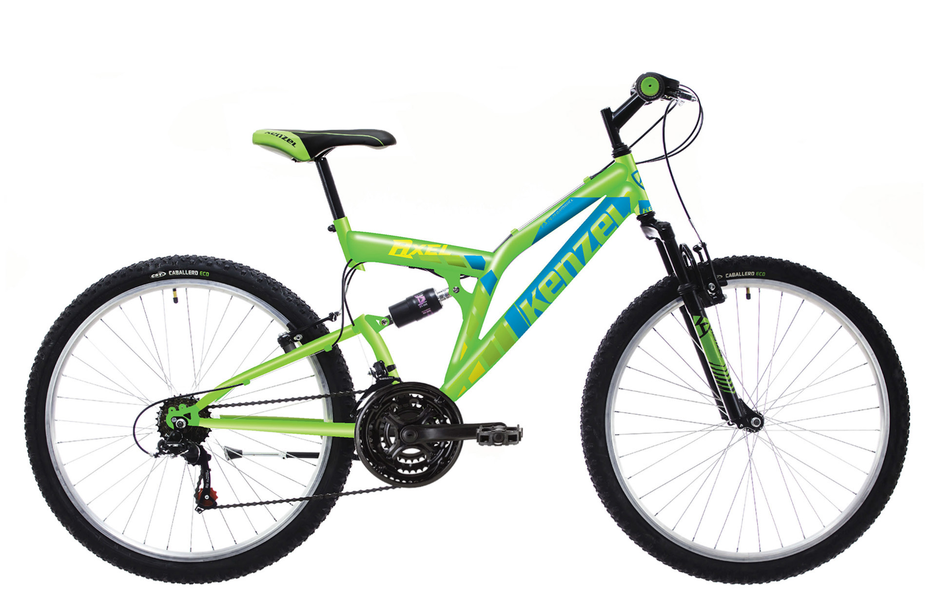 Kenzel Dětské jízdní kolo Axel SF24 2026 zelené