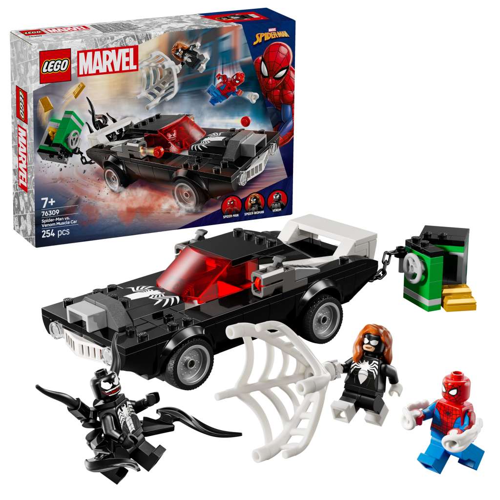 LEGO Marvel 76309 Spider-Man vs. Venomův výkonný sporťák