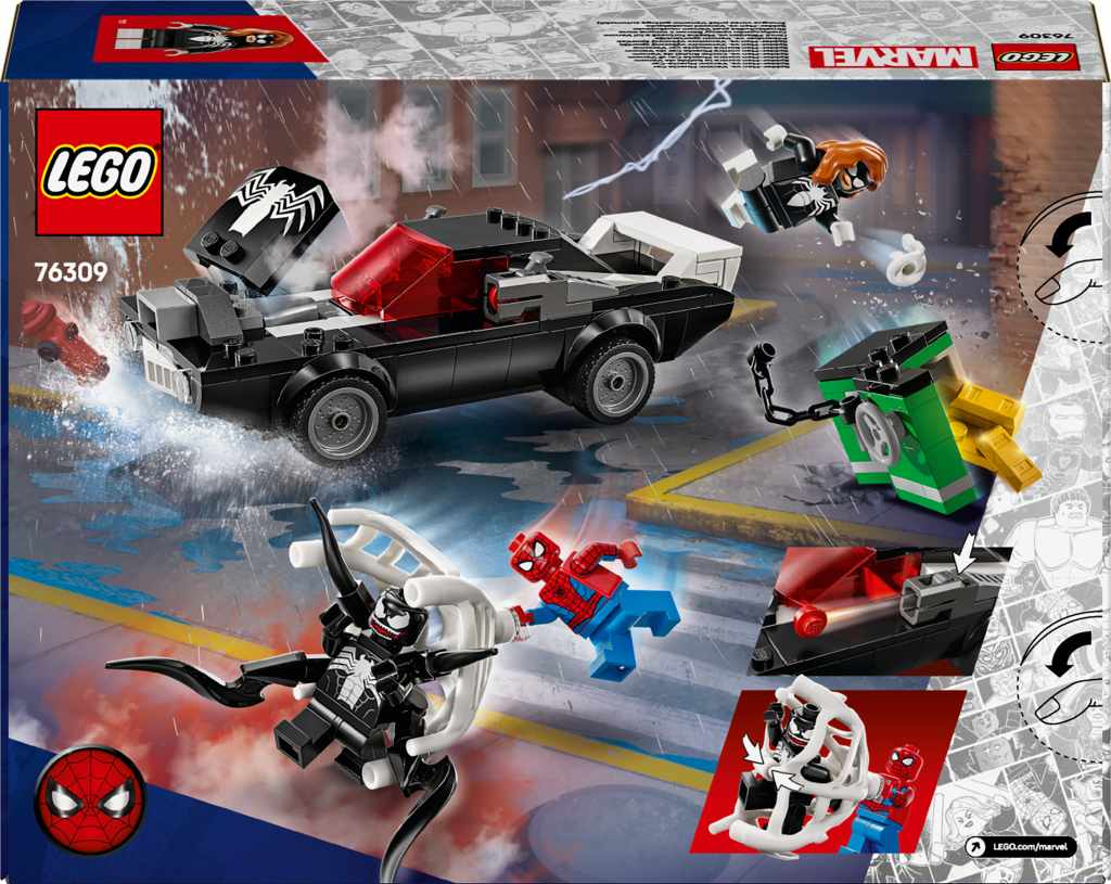 LEGO Marvel 76309 Spider-Man vs. Venomův výkonný sporťák