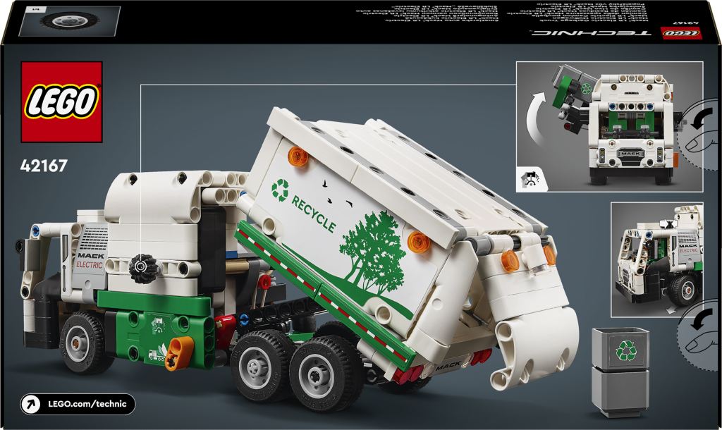 LEGO Technic 42167 Popelářský vůz Mack LR Electric