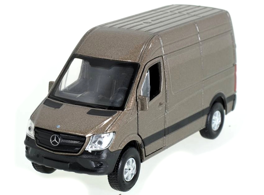 Welly Mercedes Benz Sprinter Panel Van, hnědý 1:34-39