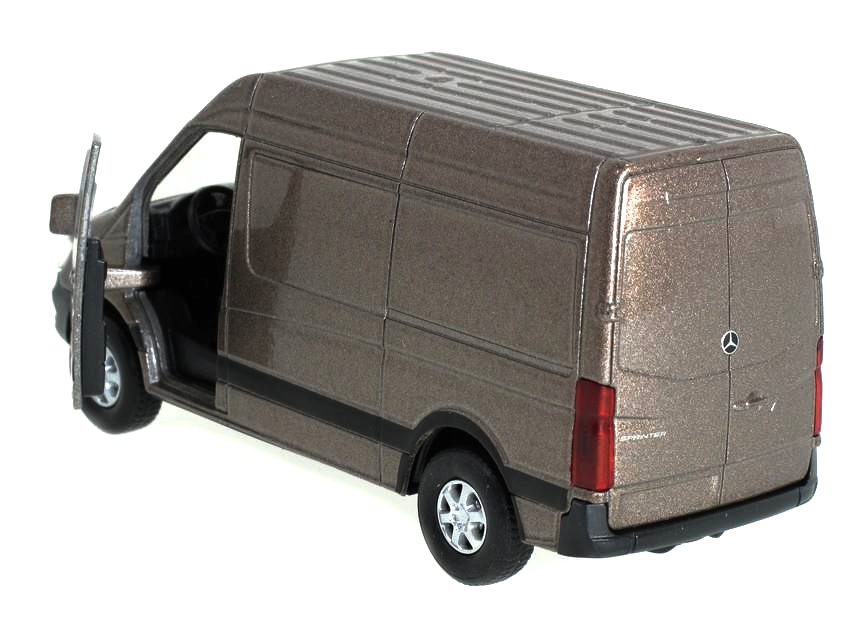 Welly Mercedes Benz Sprinter Panel Van, hnědý 1:34-39
