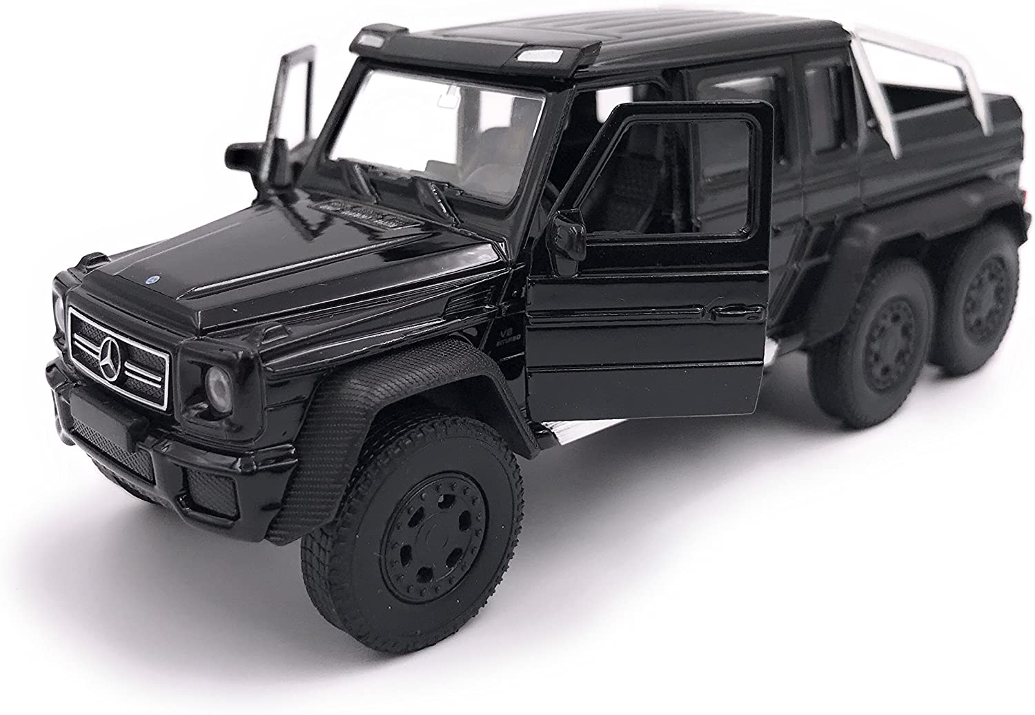 Welly Mercedes Benz G 63 AMG 6x6, černý, 1:34-39