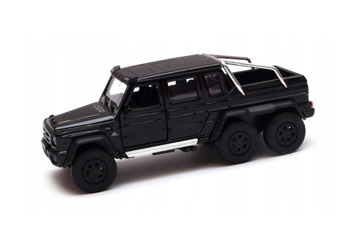Welly Mercedes Benz G 63 AMG 6x6, černý, 1:34-39