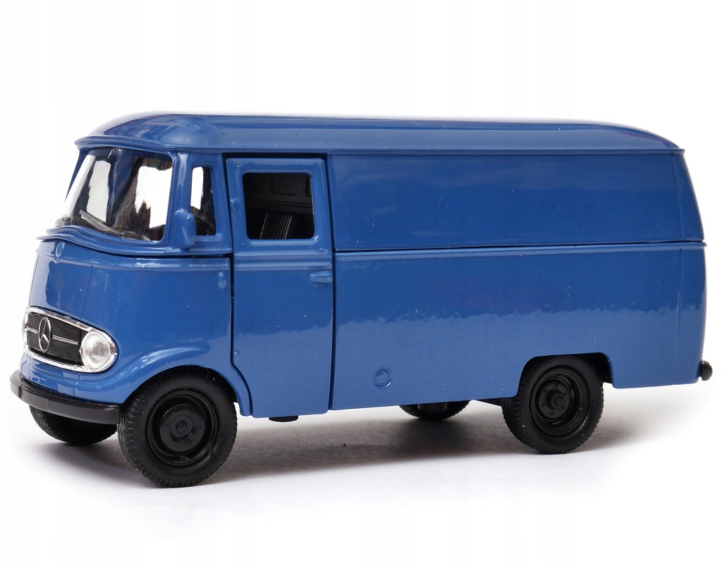Welly Mercedes Benz L 319 Van, modrý 1:34-39