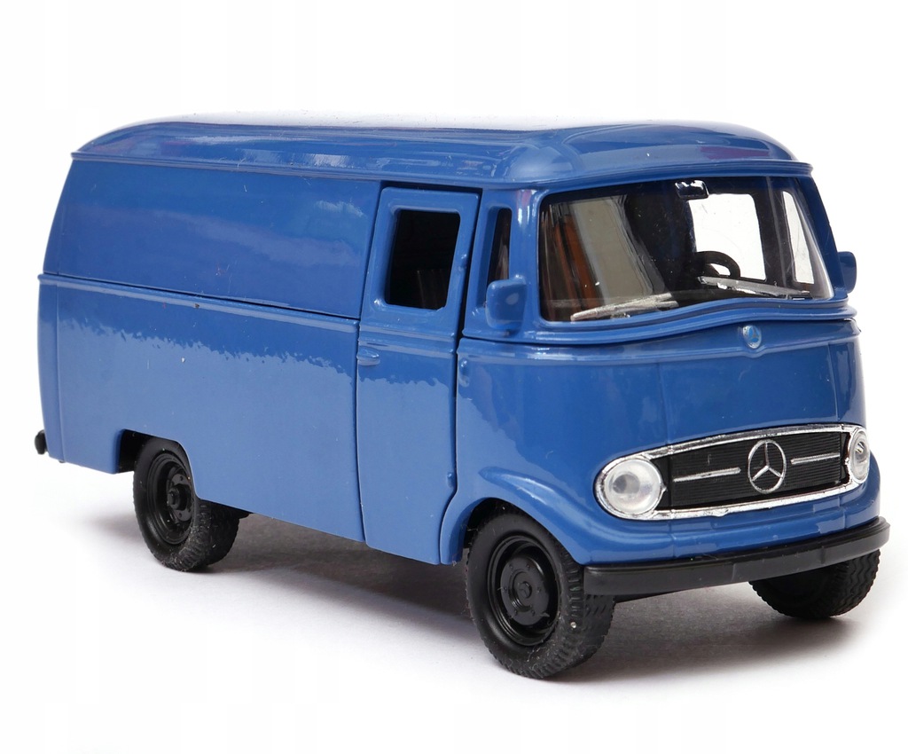Welly Mercedes Benz L 319 Van, modrý 1:34-39