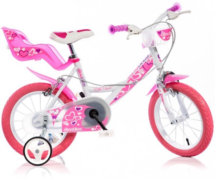 Dino Bikes Dětské kolo Little Heart 16"
