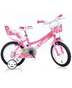 Dino Bikes Dětské kolo Flappy růžová 16