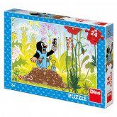 Dino Toys Puzzle Krtek v kalhotkách 24 dílků