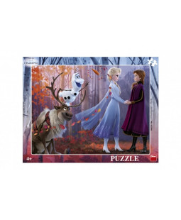 Deskové puzzle 40 dílků - Ledové královstí 2, Frozen 2