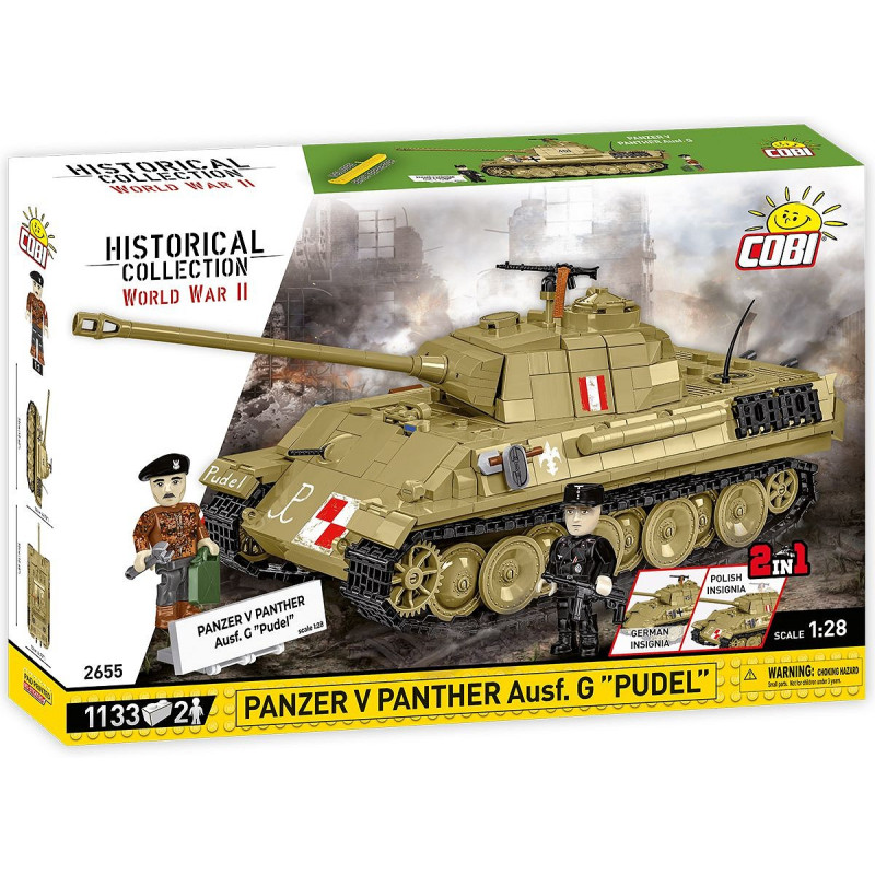 Cobi 2655 II WW Panzer V Panther Ausf. G "Pudel", 1:28