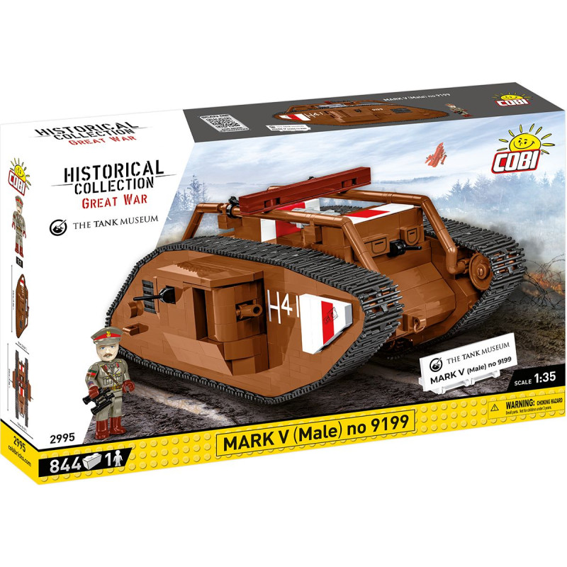 Cobi 2995 Britský těžký tank Great War Mark V no 9199, 1:35