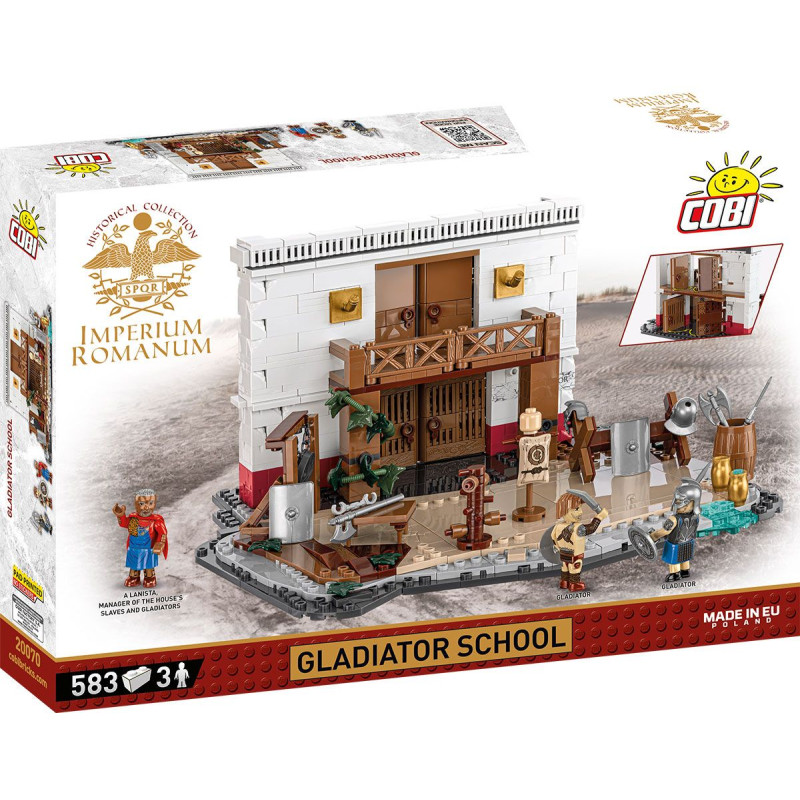 Cobi 20070 IR Škola gladiátorů, 583 kostek, 3 figurky