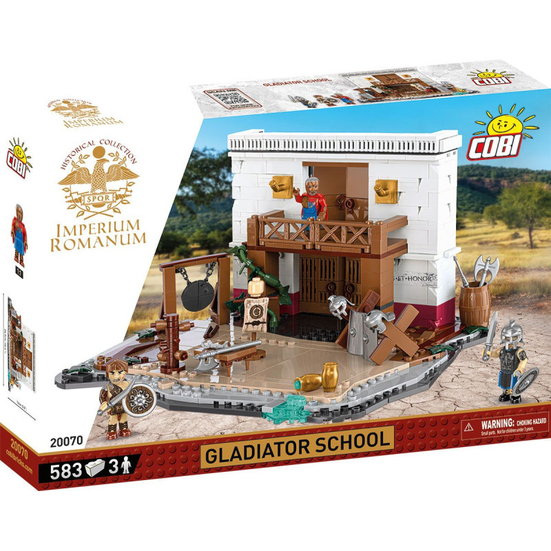 Cobi 20070 IR Škola gladiátorů, 583 kostek, 3 figurky