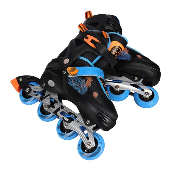 Kolečkové brusle NILS Extreme NA13808 modré, vel.M (34-37)