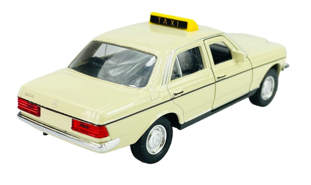 Welly Mercedes-Benz E-Class 230E cream Taxi, 1:34-39