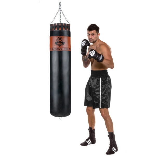 Profesionální kožený boxovací pytel DBX BUSHIDO Sovereign 130/35cm, 30kg