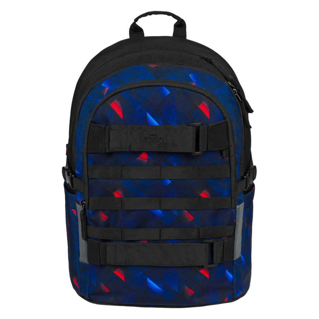 BAAGL SET 3 Skate Indigo: batoh, penál, sportovní taška