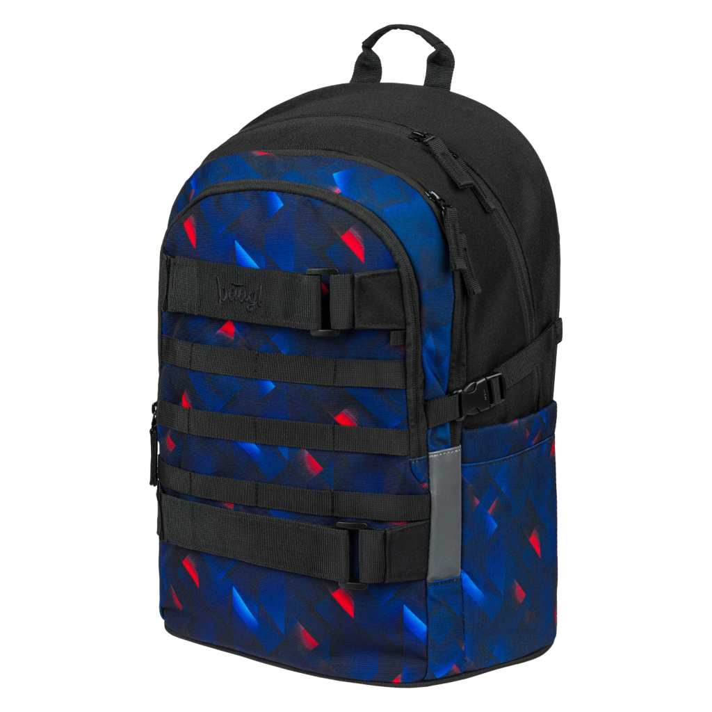 BAAGL SET 3 Skate Indigo: batoh, penál, sportovní taška
