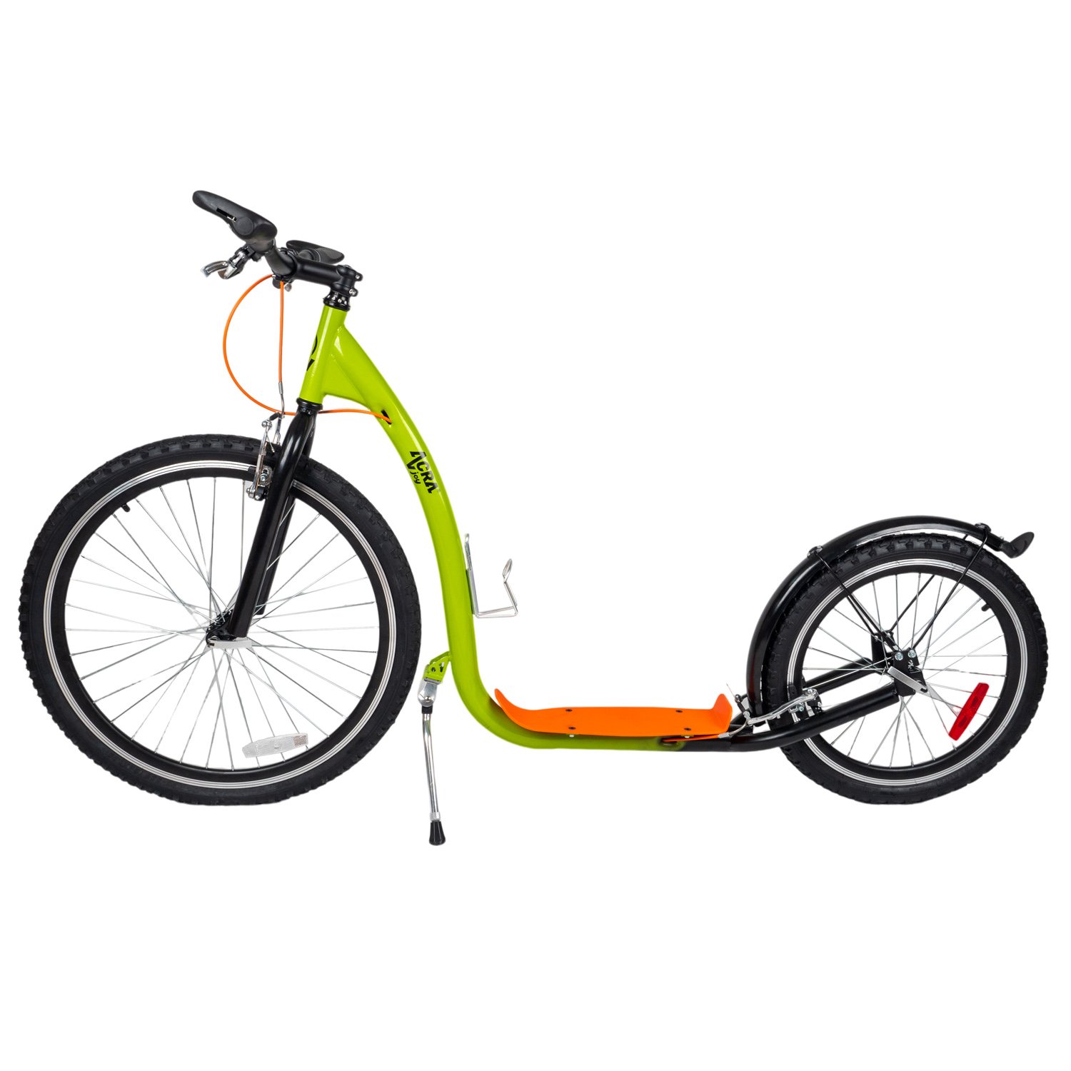Acra Joy Racer Koloběžka 26/20, zeleno-oranžová