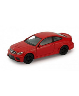 Welly Mercedes Benz C63 AMG Coupe, červený 1:34-39