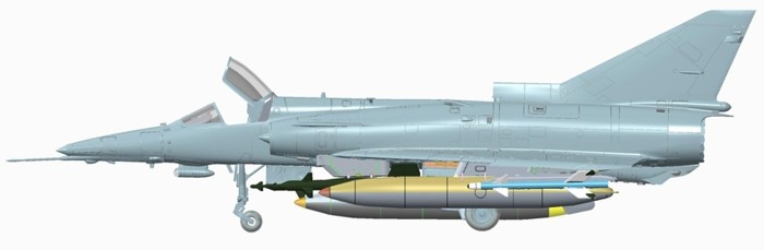 Italeri Model Kit letadlo 1408 - Kfir C.2 (1:72)