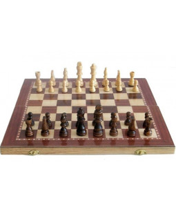 Šachy, dřevěné 29x29 cm