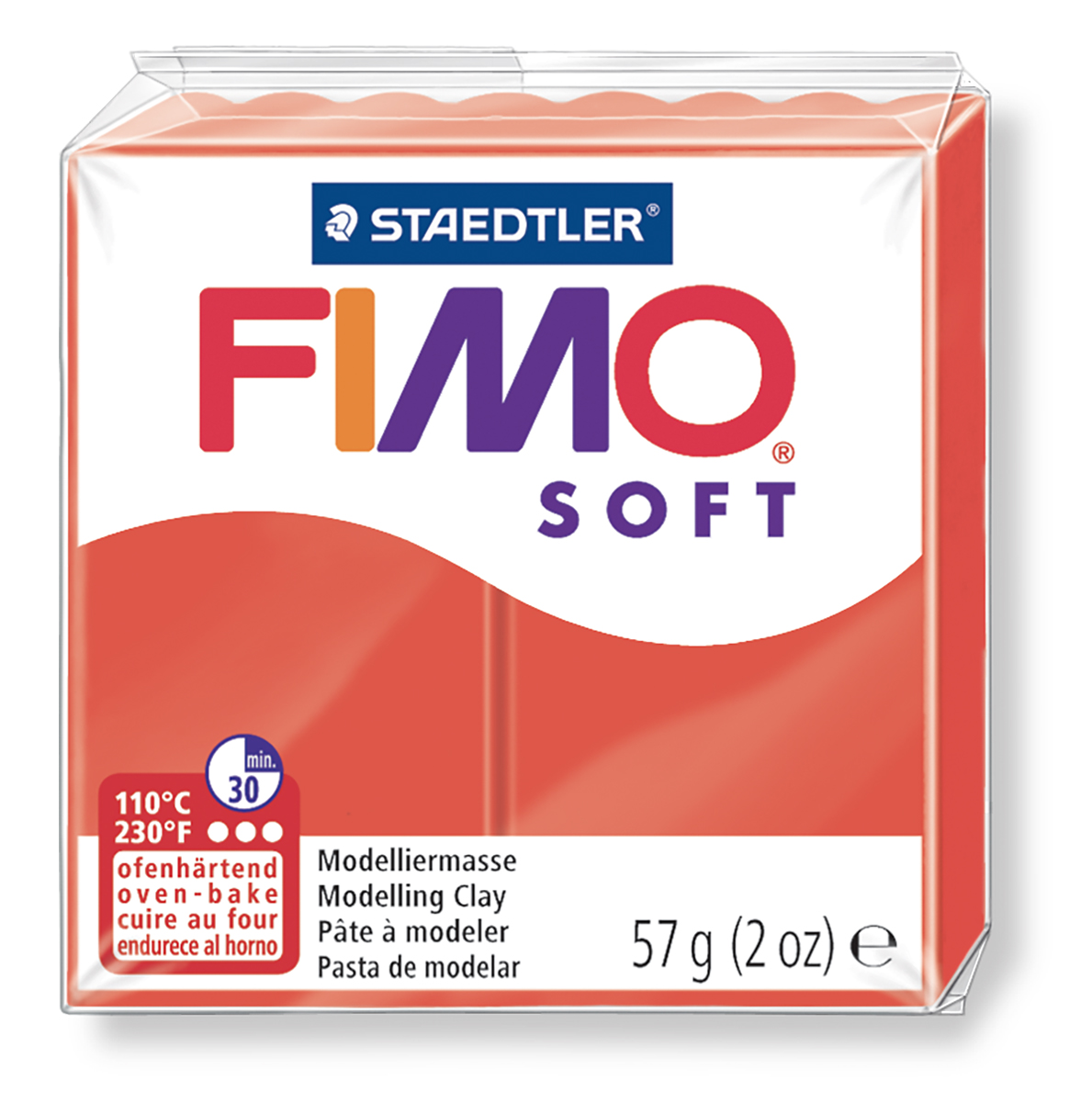 FIMO soft červená 57g