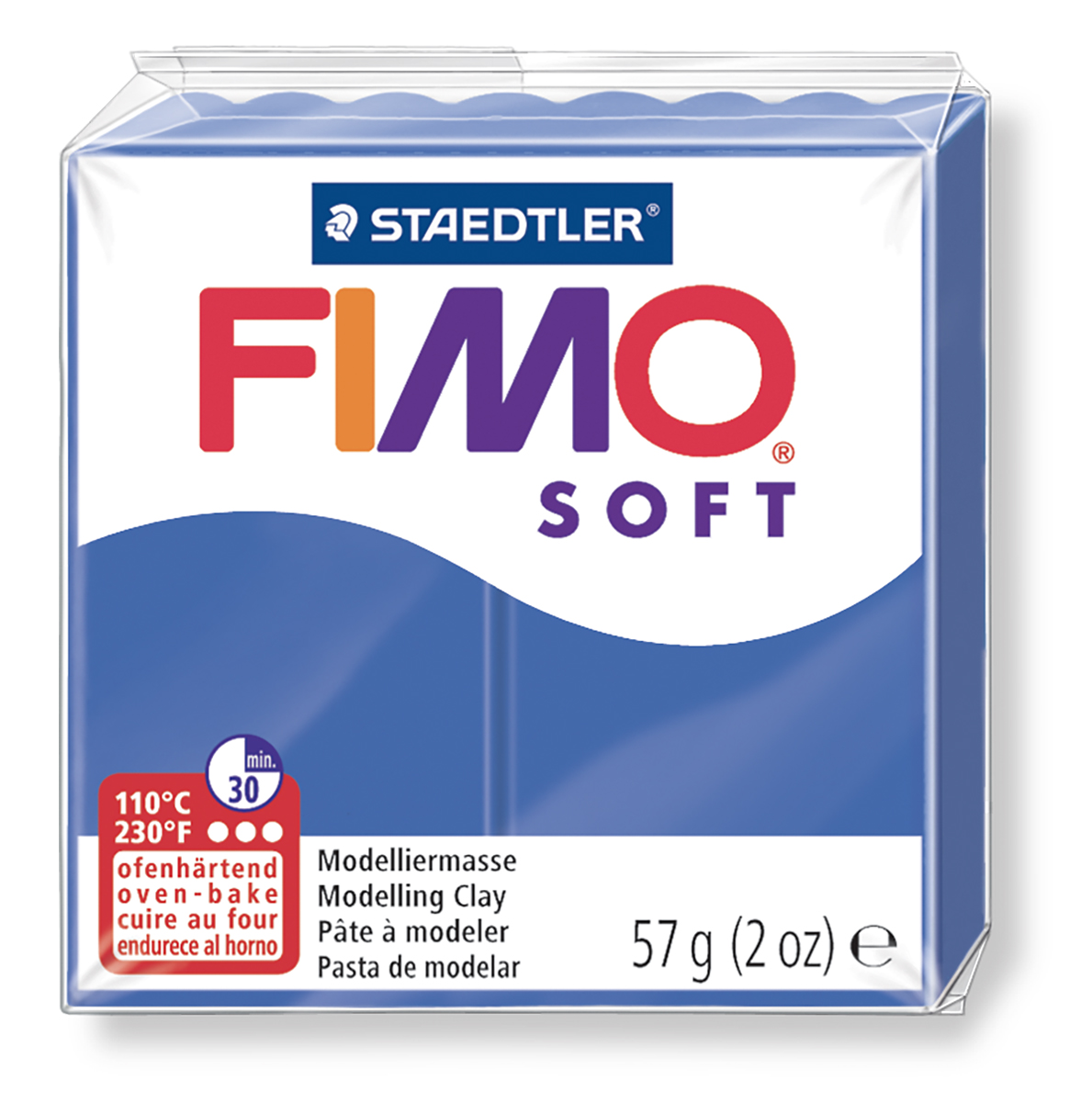 FIMO soft tmavě modrá 57g