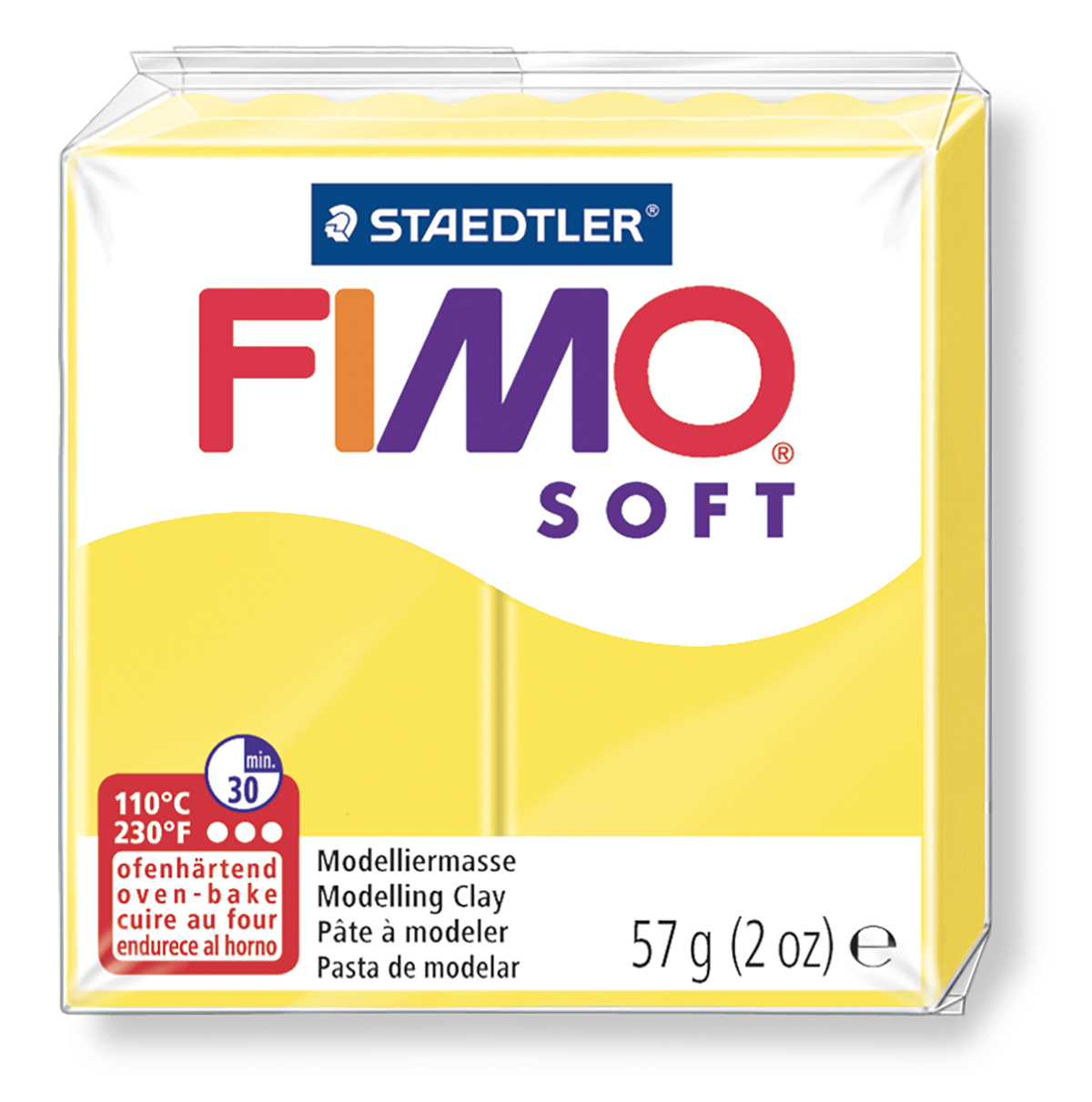 FIMO soft žlutá 57g