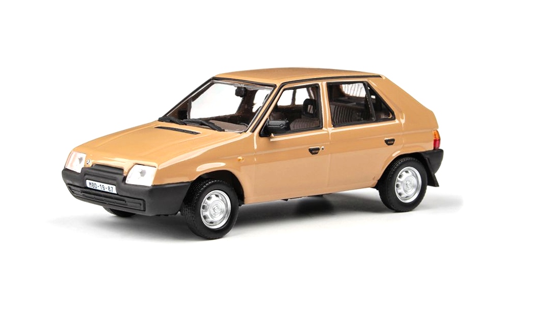 Abrex Škoda Favorit 136L (1988) Hnědá Beduínská 1:43