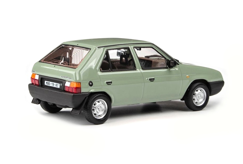 Abrex Škoda Favorit 136L (1988) Zelená Topolová 1:43