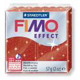 Staedtler FIMO efekt červená se třpytkami 57g