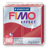 Staedtler FIMO efekt metalická rubínová 57g