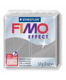 Staedtler FIMO efekt metalická stříbrná 57g
