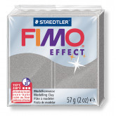 Staedtler FIMO efekt metalická stříbrná 57g
