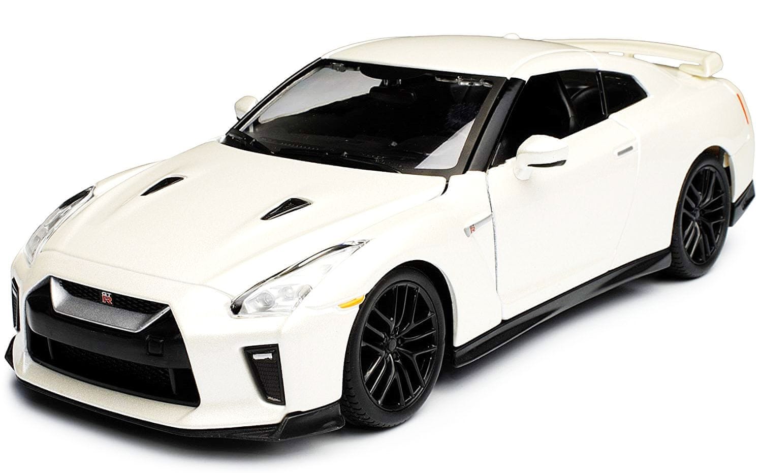 Bburago Nissan GT-R (2017) White 1:24