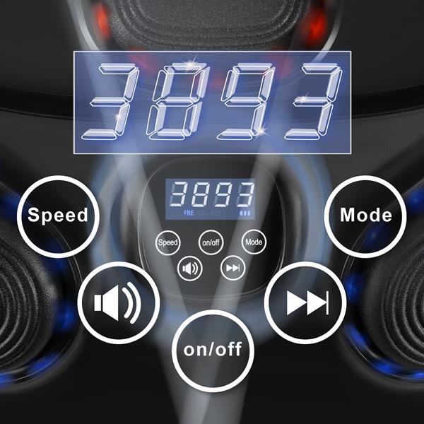 Elektronický boxerský terč HMS TB10 s LED, Bluetooth, rukavice (Music Boxing Machine)