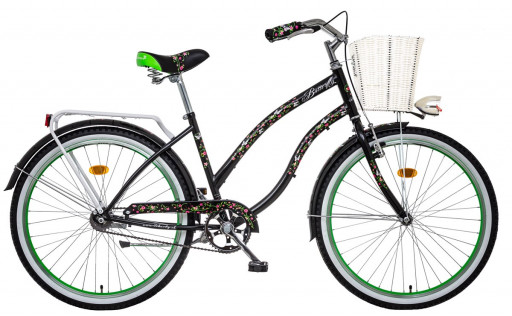 LIBERTY Jízdní kolo BUTTERFLY 1spd 26" 2021, rám 20,5" černé