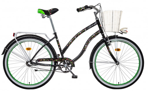 LIBERTY Jízdní kolo BUTTERFLY 3spd 26" 2021, rám 20,5" černé