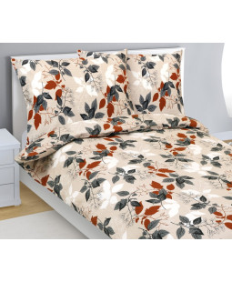 Bellatex Povlečení krep, Podzimní listí - 140x200, 70x90 cm