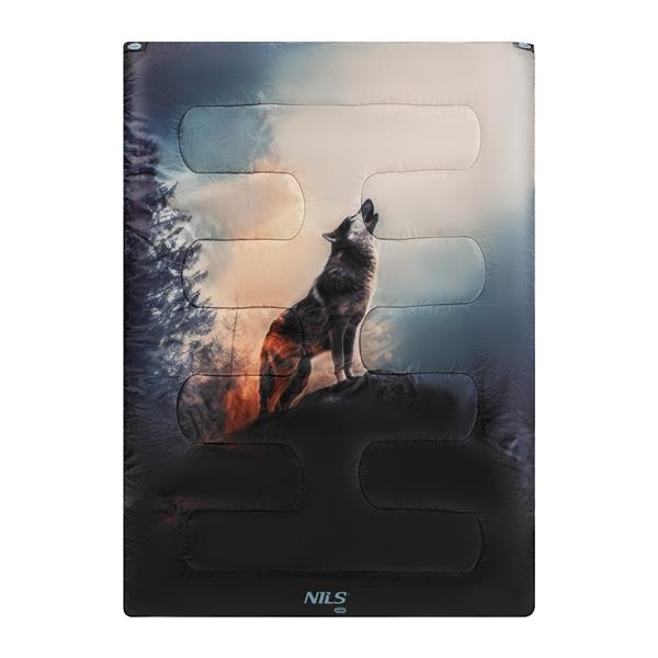 Spací pytel NILS Camp NC3601 Wolf 3v1, 200x140 cm