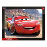Dino deskové puzzle Cars Blesk McQueen 40 dílků