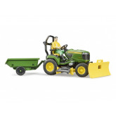 Bruder 62104 BWORLD Zahradní traktor John Deere X949 s figurkou