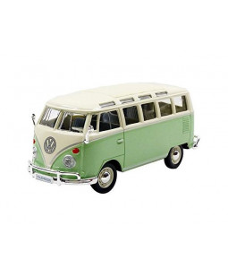 Maisto Volkswagen Van Samba, Zelený 1:24