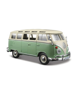 Maisto Volkswagen Van Samba, Zeleno-krémový 1:25