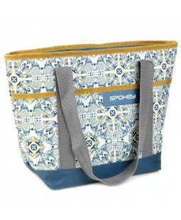 Spokey Acapulco Plážová termo taška, retro 39x15x27 cm