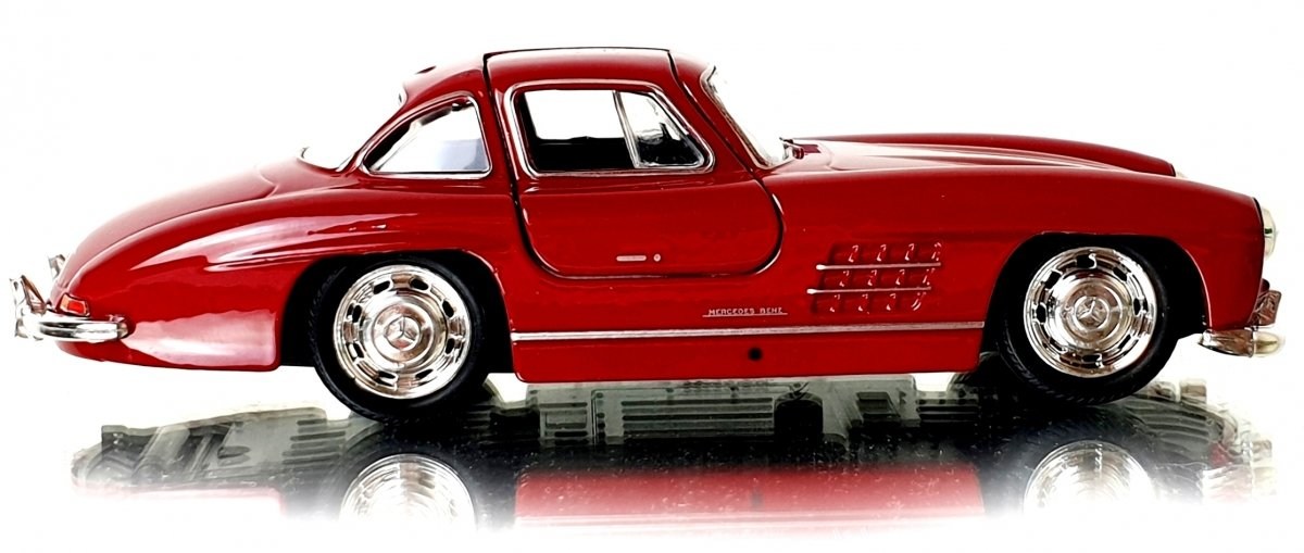 Welly Trailer set Mercedes Benz G-Class, Mercedes Benz 300SL, 1:34
